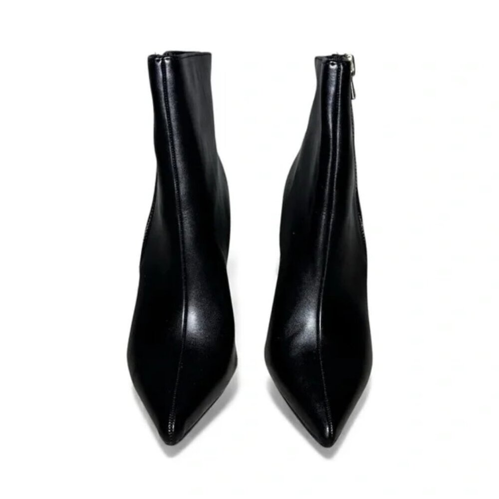 I.N.C. International Concepts Womens Sarishaa Zip Booties Black Smooth Size 10M - Picture 2 of 3